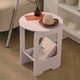 thumbnail image 1 of Muebles para el hogar, oficina, sala de estar, mesa de almacenamiento, mesita de noche, estantería, mesa redonda portátil de estilo moderno, muebles, mesas de plástico, 1 of 6