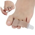 thumbnail image 3 of 3 Pieces Toe Splint Wraps Non Slip Hammer Toe Straightener for Broken Toe, Crooked, Overlapped, and Hammer Toes, Men andWomen  Skin Colour, 3 of 8