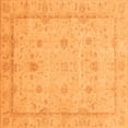 thumbnail image 1 of Ahgly Company Indoor Square Oriental Orange Traditional Area Rugs, 4' Square, 1 of 4
