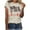 White womens tops summer, variant on USSUMA Womens Blouses and Tops Dressy Women's Trendy Shirts Tops Printe Casual Loose Fit Tee Shirts Blouse Print V-Neck Tee Tops Shirt Female Tops