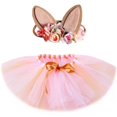 thumbnail image 3 of Falda tutú para niñas pequeñas, disfraz de conejito de Pascua, tutú para niños, disfraz de conejo de Halloween, minifaldas de tul mullidas para niñas, 3 of 5