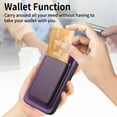 thumbnail image 5 of Dteck Case with Detachable Card Wallet for Samsung Galaxy A14 5G,Magnetic Leather 2 in 1 Removable Card Slot Wallet Case Shockproof Mag Safe Back Cover for Galaxy A14 5G,Purple, 5 of 9