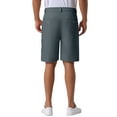 thumbnail image 3 of INSPIRE CHIC Men's Summer Solid Color Lightweight Mid-Rise Classic Chino Shorts 30 Gray, 3 of 5