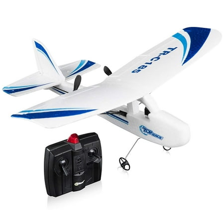 Top Race Cessna C185 Electric 2 Ch Infrared Remote Control RC Airplane RTF (Colors