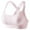 Pink, variant on ZyeKqe Sports Bras for Women Criss Cross Back Running Bra Workout Crop Tank Tops Push up Sports Bra