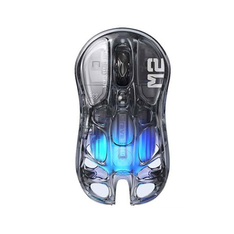 Mouse Da Gioco Mercury M2 - 26000 DPI, Design Leggero Scavato, 78g, RGB, Cablato/Wireless