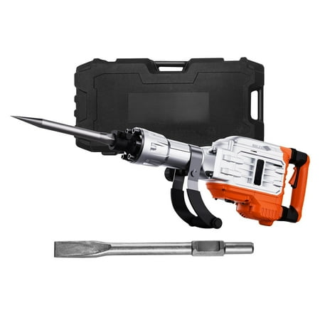 BENTISM Demolition Jack Hammer Concrete Breaker 3500W Electric Hammer 2 Chisel Bits