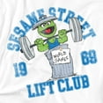 thumbnail image 2 of Sesame Street Oscar Lift Club Women's Boxy Cropped T-Shirt Casual Graphic Tee, 2 of 4