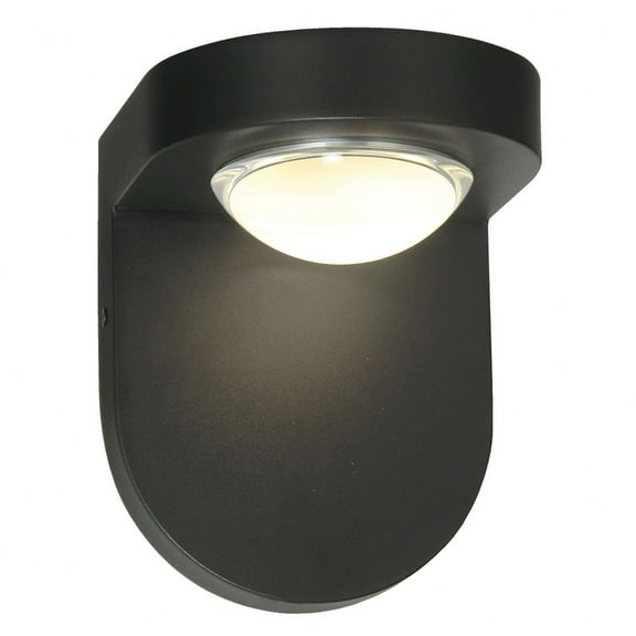 50063ODW-MB-Pharos Abra Lighting Pharos - 7.5 Inch 10W 1 LED Outdoor Wall Sconce-Matte Black Finish