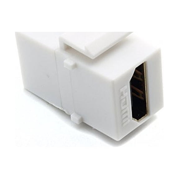 RiteAV HDMI White Keystone Adapter Coupler Female to Female