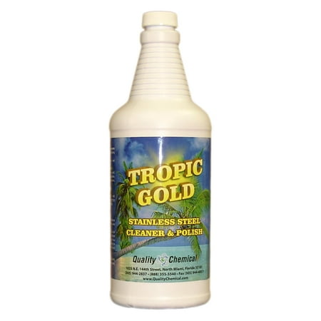Tropic Gold Stainless Steel Polish - 12 quart (Best Stainless Steel Cleaner And Polish)