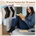thumbnail image 2 of Kukuzhu Boot Socks for Women, Thick Winter Wool Crew Sock Knit Warm Cozy Christmas Stocking Stuffers Gifts, 2 of 6