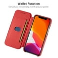 thumbnail image 3 of iPhone 11Pro 5.8 inch Case, Dteck Slim Fit Case Magnetic Flip Leather Stand Cover Built-in Card Holder For Apple iPhone 11 Pro 5.8" 2019, Red, 3 of 8