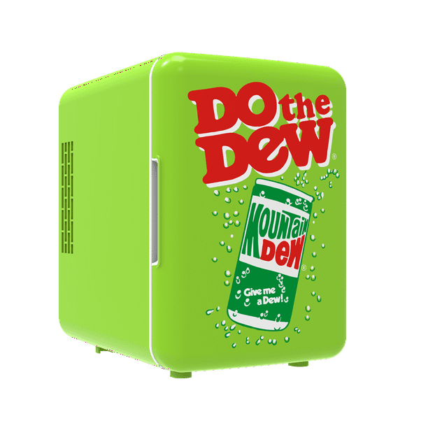 Mountain Dew 6 Can Mini Retro Beverage Fridge