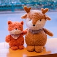 thumbnail image 2 of Bonito juguete de peluche peludo y esponjoso para chico, zorro, Rana, Krasnoover, cordero, alce, perro, elefante, mapache, el mejor regalo zhangyuxiang LED, 2 of 2