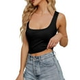 thumbnail image 2 of Fashion Women's Vest Summer Sexy Crop Top Simple And Exquisite Design, 2 of 2