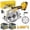 2 Batteries + 1 Blade, variant on 5 Inch Cordless Brushless Mini Circular Saw, 3-Speed, 6900 RPM, 2.0/4.0Ah Battery & Fast Charger, 0°/45° Bevel Cut, for Wood Tile Plastic Soft Metal Stone