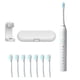 thumbnail image 2 of Electrodomésticos - Cepillo de dientes eléctrico con 8 cabezales, 6 velocidades, soporte y estuche de viaje, carga USB, sonido de carga totalmente automático, cerdas suaves., 2 of 9