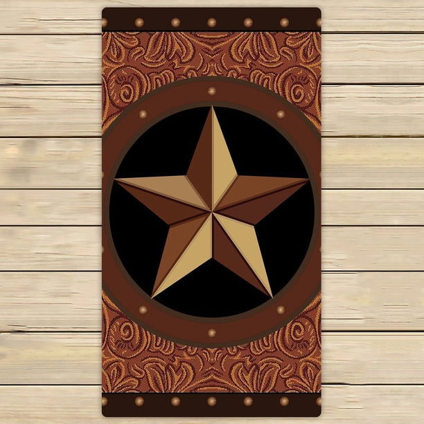 ABPHQTO Texas Star Towels, Texas Star Beach Toallas de baño Toalla de baño para el cuerpo Toalla de ducha Envoltura de baño para uso en el hogar, al aire libre y en viajes Tamaño 75x140 cm ABPHQTO Towel-QQ041-30x56