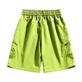 thumbnail image 6 of Women's Hiking Cargo Shorts Lightweight Bermuda Shorts with Multi Pockets for Travel Athletic Golf Casual Light Green 3XL, 6 of 7