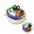 thumbnail image 2 of 1 12 /1 6 Dollhouse Miniature Scene Model Knitting tools Pretend Play Toy, 2 of 6