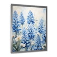 thumbnail image 2 of Designart "Uncomplicated Blue Bonnets Field III" Blue Bonnets Picture Framed Wall Art Living Room, 2 of 5