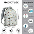 thumbnail image 3 of Coop Cluck Chicken Backpack for Student Cute Cartoon Hen Egg Chick Print Rustic Farm Animal Pattern Bookbag for Student, 3 of 6