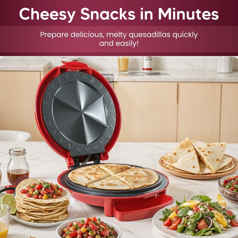 Elite Cuisine EQD851 11" Quesadilla Maker