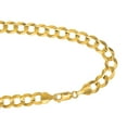 thumbnail image 3 of JewelStop 14k Solid Yellow Gold 10mm Curb Chain Bracelet, Lobster Claw Clasp-8.5 Inches, 18.5gr., 3 of 4