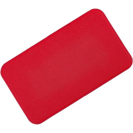 Red Purse Base Shaper Purse Organizer Insert PU Leather Rectangle Handbag Purse Bottom Insert Bag Bottom Stabilizer Bag Liner Board Insert for Bags Handmade DIY Accessories 9.5x5.5x0.15inch 1pc