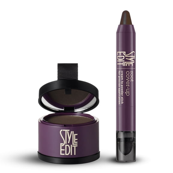 Style Edit Root Touchup Powder    Root Cover-Up Stick Dark Brown 0.24 oz