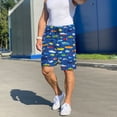 thumbnail image 6 of Fuzoiu Submarines And Whales Print Pajama Shorts for Men, Men's Pajama Bottoms,Mens Lounge Sleepwear,Pajama Pants with Pocket-XX-Large, 6 of 6