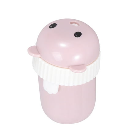 

Bear Shape Toothpick Box Plastic Cartoon Toothpick Holder Case Dispenser Table Decoration(Pink)