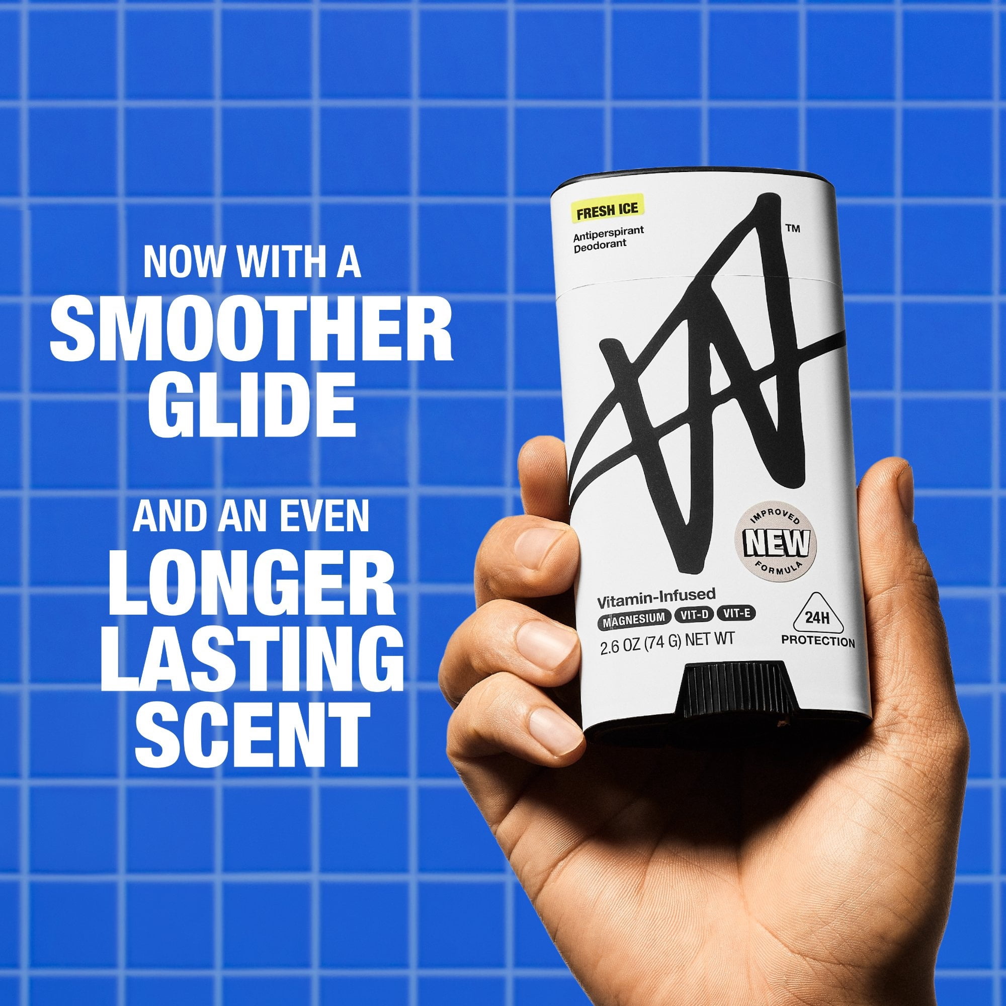 W By Jake Paul Men's Antiperspirant Deodorant - Odor Blocking - Sweat Protection - Fresh Ice - 2.6 oz - New