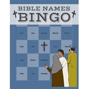 Bible Based Activity Books for All Ages Bible Names Bingo Game Book: Youth Group Sunday School Church Group Christian Party Game, (Paperback)