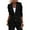 Black, variant on PRETTYGARDEN Women's Spring Fall Business Casual Blazers Long Sleeve Notch Lapel Trendy Work Office Blazer Jackets Outerwear