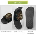 thumbnail image 7 of GZHJMY Stylish Slides for Women Men, Human Skull on Dark Natural Mystery Soft Flexible Slip-on Sandals Slippers, 7 of 7