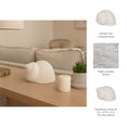thumbnail image 5 of Decorative Ceramic Bonnet Seasheel Figurine for Home Decor - Coastal Sculpture for Living Room, Bathroom, and Office Styling - Ornament for Shelf and Coffee Table Display - 4", White, 5 of 13