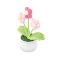 thumbnail image 4 of Handwoven Wool Crochet Puff Flower Pot: A Timeless,Low-maintenance Home Decor!, 4 of 10