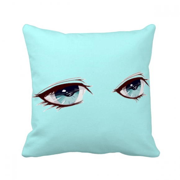 Animation Cocs Side Eyes Throw Pillow Sleeping Sofa Cushion Cover