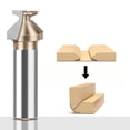 thumbnail image 3 of Gold Router Bit for Smooth Router Bits Seamless router integrated drill bit - 1/4inch shank, 3 of 7