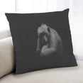 thumbnail image 1 of Ahgly Company Color Focus Black Coussin d'Intérieur, 18 Pouces par 18 Pouces, 1 of 6
