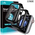 thumbnail image 1 of [2 Pack] L K Case for Apple Watch 40mm Series 4/5 Built-in Tempered Glass Screen Protector, All-Around Ultra-Thin, 1 of 5