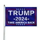 thumbnail image 4 of Bandera 2024, 3x5 pies, Trump, doble cara, Take America Back, banderas de Donald Trump, 4 of 5