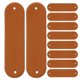 thumbnail image 1 of RUNROTOO 200Ud Etiquetas De Cuero Sintético Chocolate Para Ropa Hecha A Mano Bolsos Jeans Y Sombreros, 1 of 6