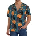 thumbnail image 3 of Haiem Owls In Cartoon Style Men's Casual Shirts Short Sleeve Button Down Shirts Fashion Textured Summer Beach Shirt-Medium, 3 of 7