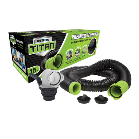Titan 15-Foot Premium RV Sewer Hose Kit - Thetford 17853