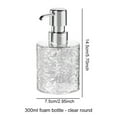 thumbnail image 3 of Botella de 300 ml de jabón de espuma dispensador de champú antideslizante para champú para ducha blanca, 3 of 5