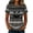 Multicolor #153, variant on DORKASM Halloween Shirts for Women Round Neck Ghost Graphic Loose Pullover Short Sleeve Spooky Funny Print Fall Winter T Shirt Pumpkin Vacation Lounge Tshirt Yellow XL
