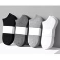 thumbnail image 4 of Calcetines Invisible Color Sólido Absorbentes Del Sudor 10pc, 4 of 8